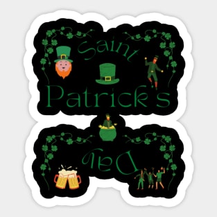 St Patrick's Day Sticker